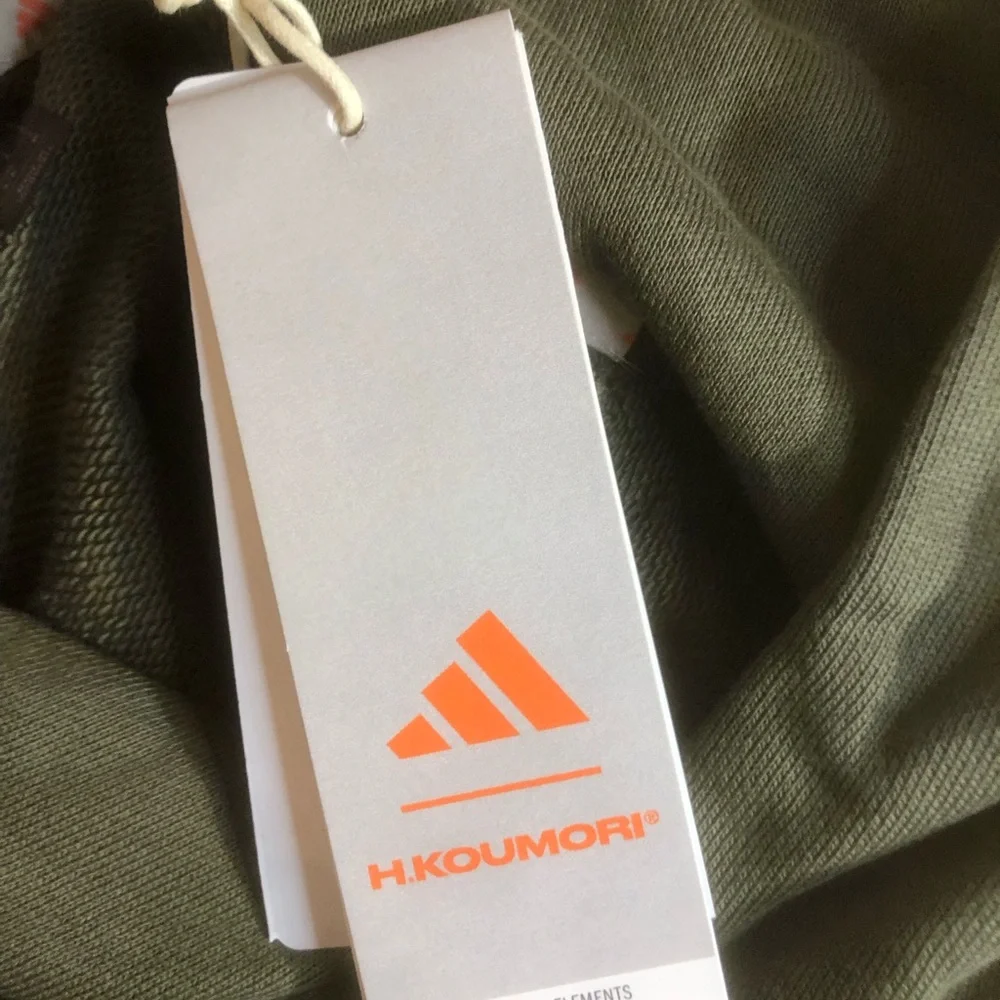 adidas H. Koumori Running Reflective Pullover Sweatshirt Hoodie JM1208 Size XS